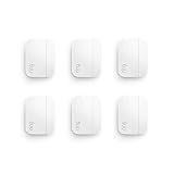 Ring Alarm Contact Sensor 6-Pack - 2nd Gen | Monitor 6 Doors or Windows | Instant Alerts | Approximately 3-Year Battery Life | Slim Design | Easy Installation | Base Station Required