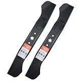 Grasscool 46 inch Mower Blades for 942-04244A 942-04290 MTD Cub Cadet XT1 XT2 LT46 RZT L46 46" Deck Lawnmower Replace 942-04244 742-04244 High-Lift (2 Pack)