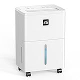 DEVERSE Max 25 Pints Dehumidifier for Home/Bedroom/Basement, 1500 Sq.Ft Coverage, with Drain Hose, Smart Humidity Control & Large Tank