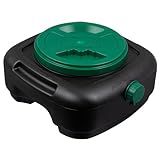 Scepter AM07029 7.3 Quart Oil Drain Pan with Lid, Filter Drain Screen, and Pour Spout for Automotive Fluids Including Engine Oil, Anti-Freeze, Transmission Fluid and More, 12" x 12-3/4" x 5.6"