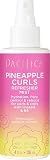 Pacifica Pineapple Curls Refresher Mist - Curl Refresher Spray, with Hyaluronic Acid, Vitamin B5 and Plant Oils, Vegan and Dermatologist Tested Curly Hair Products and Wavy Hair Products - 4 Fl Oz