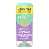 Mitchum Women's Antiperspirant Deodorant Gel, Shower Fresh, 2 pack