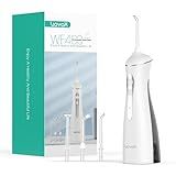 VOYOR-HEALTH Water Dental Flosser for Teeth Cordless, Rechargeable Electric Flosser for Teeth Cleaning and Flossing, Portable Oral Irrigator 3 Modes & IPX7 Waterproof for Travel Home WF400 (Grey)