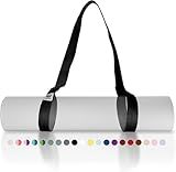 Tumaz Yoga Mat Strap [MAT NOT Included] (2 Sizes) with Extra Thick & Comfy Delicate Texture, Adjustable Yoga Mat Carrier