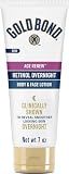 Gold Bond Age Renew Retinol Overnight Body & Face Lotion, Retinol Face and Body Lotion with Peptide Complex, 7 oz