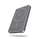 ARKEEP Magnetic Portable Charger, Wireless Portable Charger with 20W PD Fast Charging, Type-C Input/Output Magnetic Power Bank Compatible with iPhone 16/15/14, 5000mAh Ultra Slim Magnetic Battery Pack