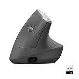 Logitech MX Vertical Wireless Mouse Ergonomic Design - Graphite