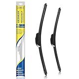 VEIGEIR 26"+19" Windshield Wiper Blades Compatible with Honda Accord 2017 2016 2015 2014 2013 2012 2011 2010 2009 2008,Toyota Prius 2015~2010 Front Wiper Blades 2 Pack