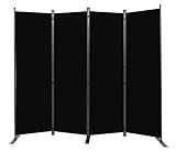 Room Divider 4 Panel-88''Wide,6FT Room Dividers and Folding Privacy Screens