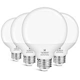 hansang Vanity Globe Bathroom Light Bulbs 40W Equivalent 2700K Warm White