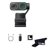 Insta360 Link 2 PRO- PTZ 4K Webcam for PC/Mac 1/1.3” Sensor, AI Tracking, Gesture Control, HDR, Directional Noise-Canceling Mics, Live Streaming, Gaming, Video Camera Works with Zoom, Teams, Twitch