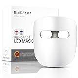 HIME SAMA LED Face Mask, 8 Color LED Mask for Face Skin Care, FSA/HSA Eligible, Red Light Mask for Face, Infrared, Red & Blue Light Mask, Wrinkle Reduction, Wireless. (Miracle ACE RB-050)