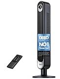 Dreo Tower Fan for Bedroom, 90° Oscillating Standing Fan, 30ft far, 28dB Quiet for Sleep, 6 Speeds, 4 Modes, 12H Timer, 42 Inch, Bladeless, Remote, for Home, Office, Room, Cruiser Pro T1