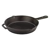 Mercer Culinary Pre-Seasoned Cast Iron Skillet, 10.25-Inch