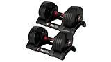 Core Fitness® Adjustable Dumbbell Weight Set By Affordable Dumbbells - Adjustable Weights - Space Saver - Weights - Dumbbells For Your Home -