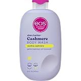 eos Body Wash, Vanilla Cashmere, Moisturizing Creamy Gel Formula with Shea Butter, Glycerin, Vitamin E, pH Balanced, Sensitive Skin, Vegan, 16 fl oz