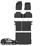 Wayhigh® Floor Mats & Seatback Cargo Set for Nissan Kicks 2025 2026
