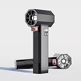 Car Dryer Air Blower & Oversize Turbo Dryer for Cars | 750W 3.6LB Thrust Cordless | 64mm Turbo Fan for Wheels, Snow, Golf | Handheld Leaf Blower (Deep Black)