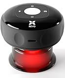 REVO The Original 4-in-1 Smart Cupping Therapy Massager, Red Light Therapy for Targeted Pain Relief, Knots, Aches, Muscle Soreness, Circulation & Tighter Skin, Portable Cupping Kit