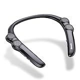 Gardway Neckband Bluetooth Speaker, Wireless Wearable Speaker w/lightest 78g Weight, High Fidelity 3D Stereo Sound, 12 Hrs Playtime, Portable Speakers w/Built-in Mic for Home, Office and Outdoors