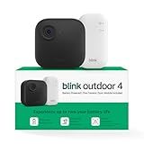 Blink Outdoor 4 – Wireless smart security camera, two-year battery life, 1080p HD day and infrared night live view, two-way talk. Sync Module Core included – 1 camera system