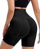 BBYDBY Tummy Control Shapewear Shorts for Women Butt Lifting Seamless High Waisted Body Shaper Panties Underwear Black Medium