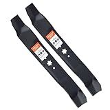Grasscool 942-0616A 42 Inch Mulching Blades for Cub Cadet MTD Troy Bilt Bronco 42" Deck Lawm Mower Replace 742-0616A 742-0616 942-0616 742-04126 6 Point Star (2 Pack)
