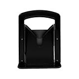 Bagel Slicer for Home, Perfect for Bagels, Bagel Cutter Stainless Steel (Black)