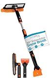 ‎Snow MOOver 39" Extendable Snow Brush with Squeegee & Ice Scraper | Foam Grip | Auto Snow Brush | Auto Ice Scraper | Car Truck SUV