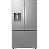 36" 3-Door Fridge with Ice/water dispenser and Freezer Ice Maker