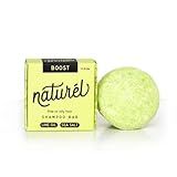 Naturel Boost Volumizing Shampoo Bar for Fine or Oily Hair, Volumizing Shampoo Bar with Lime Oil and Sea Salt, Vegan, Zero Waste, Cruelty Free, Made in USA