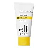 e.l.f. SKIN Suntouchable Whoa Glow SPF 30, Sunscreen & Makeup Primer For A Glowy Finish, Made With Hyaluronic Acid, Vegan & Cruelty-Free, Packaging May Vary, Sunbeam