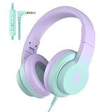 Candy Bila Wired Kids Headphones for School, Over-Ear for Boys Girls