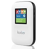 Karbor 4G LTE WiFi Mobile Hotspot, No SIM Card Required No Contract, 10 Connected Devices, Multiple Networks, Portable Internet for Campers, Motorhomes and Travels, 1GB Local Data