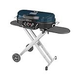Coleman RoadTrip 285 Portable Stand-Up Propane Grill with 3 Adjustable Burners & Instastart Ignition, 20,000 BTUs of Power for Outdoor Cooking, Camping, Tailgating, Grilling, BBQs, & More