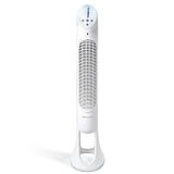 Honeywell QuietSet Whole Room Oscillating Tower Fan with Remote, White, HYF260