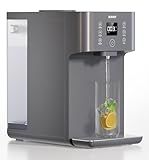 KOVIET Countertop Reverse Osmosis Water Filter, 4:1 Pure to Drain, 8 Stage RO Filtration System, Portable Water Purifier, No Installation Required, Silver Gray