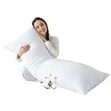 SHOUREN Large Body Pillow,Long Bed Pillow for Adults,20x54in