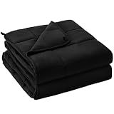 yescool Weighted Blanket for Adults 20lbs Queen Size, 60" x 80", Black
