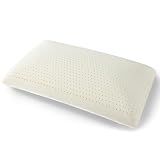 YFICBIK Talalay 100% Natural Premium Latex Pillow,Bed Pillow for Sleeping with Removable Cotton Cover, Helps Relieve Pressure, Breathable, Pressure Relief, Durable, Best Gift (1, Standard (Mid Loft))