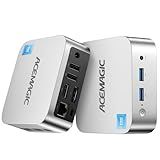 ACEMAGIC Vista V1 Mini PC Computers, Twin Lake N150(Beat N100/N95, up to 3.6GHz), 16GB DDR4 RAM 512 SSD Mini Computers,11 Pro Desktop 4K Dual Display/HDMI/WiFi/BT/LAN for Home/Office