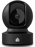 Kasa 1080p Indoor Pan/Tilt Wired Security Camera - Works as a Baby & Pet Monitor, Motion Detection & Tracking, 2-Way Audio, Night Vision, Subscription-Free Local Storage or Optional Cloud, EC71