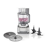 Ninja Food Processor, Professional XL, 1200 Peak-Watts, 4-in-1, Chopping, Slicing/Shredding, Purees, Dough, 12-Cup Processor Bowl, 2 Blades & 2 Discs, Feed Chute/Pusher, Black, NF701