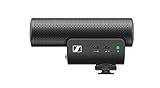 SENNHEISER Professional MKE 400 Directional On-Camera Shotgun Microphone with 3.5mm TRS and TRRS Connectors for DSLR, Mirrorless & Mobile , Connects with Auxiliary
