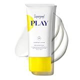Supergoop! PLAY Everyday Lotion SPF 50 - Broad Spectrum Body & Face Sunscreen for Sensitive Skin - Great for Active Days - Fast Absorbing, Water & Sweat Resistant - 5.5 fl oz