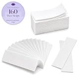 160 Wax Strips for Hair Removal – Extra-Large Non-Woven