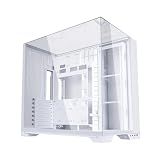Lian Li O11 Vision Compact ATX Mid Tower Case-Back Connect-White-O11VPW
