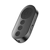 Wireless Camera Remote Control with Zoom for iPhone & Android, Versatile Shutter with Front/Rear Camera Switch for Photo & Video, Smartphone Remote Clicker for TikTok