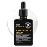 Hair Growth Serum: Root Activator Scalp Treatment for Hair Loss & Regrowth with Rosemary Oil - Botanical DHT Blocker Hair Thickening Formula for Thinning Hair - for Women & Men (1 Fl Oz (Pack of 1))