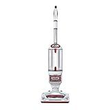 Shark NV501 Rotator Professional Lift-Away Upright Vacuum with HEPA Filter, Swivel Steering, LED Headlights, Wide Upholstery Tool, Dusting Brush & Crevice Tool, White/Red